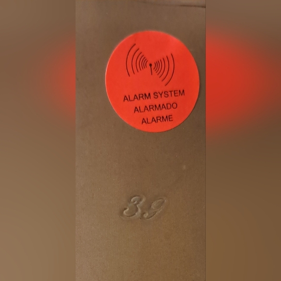 Zara Black Embellished Leather Moto Indie Ankle Bootie Boot Heel Shoe SZ 8 - Picture 9 of 9